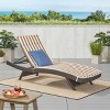 Christopher Knight Home Salem Outdoor Wicker Armless Adjustable Chaise Lounge with Cushion - 2 of 4