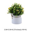 Unique Bargains Artificial Plants Jute-Wrapped Cup Plastic 3.94"x3.94"x8.27" 1 Pc - 3 of 4