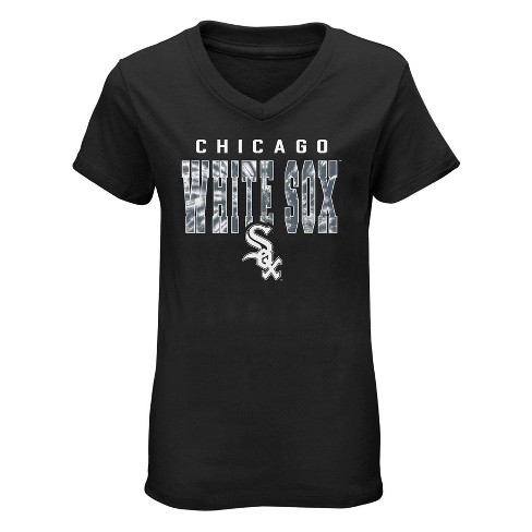 MLB Chicago White Sox Boys' V-Neck T-Shirt - S