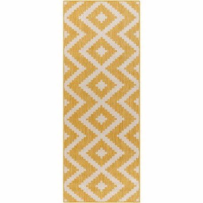 Hauteloom Anke Yellow Area Rug