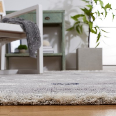 Marrakesh Gray and Light Gray 8' x 10' Wool Area Rug