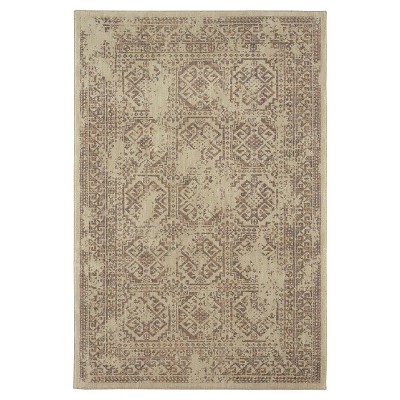 5'x7' Overdyed Area Rug Cream - Threshold™