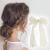 Unique Bargains Elegant Forged Long Ribbon Bow Hair Clips 1 Pc - 2 of 4