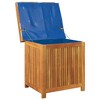 vidaXL Cushion Box Cream white, Woodgrain - 4 of 4