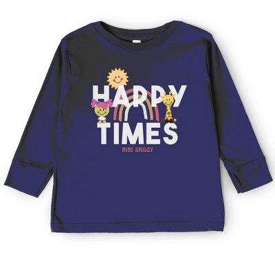 The Juniper Shop Mini Smiley Happy Times Toddler Long Sleeve Tee