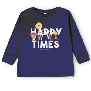 The Juniper Shop Mini Smiley Happy Times Toddler Long Sleeve Tee - 1 of 4