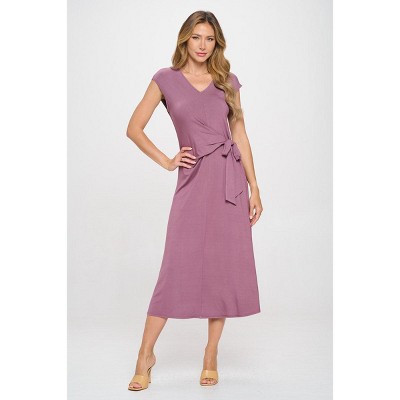 WEST K Women's Cameron Side Tie Midi Dress