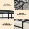 Low Profile Bed Frame, Heavy Duty Metal Platform Bed with Steel Slat Support, No Box Spring Needed, Easy Assembly - 3 of 4