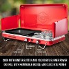 Hike Crew 2-in-1 Gas Camping Stove, Camping Grill & Stove with Igniter & Stainless Drip Tray - Red - 2 of 4