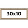 PosterPalooza | 30x10 Modern Bamboo Picture Frame, UV Acrylic, 5 Finishes - 2 of 4