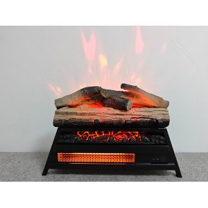 TOBILI 23 inch Fireplace 3D Log set insert, Infrared Fireplace Heater for Indoor - 1 of 4