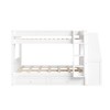GDFStudio Tommy Full Size Multifunctional Bunk Bed with Desk and Bookshelves - 4 of 4