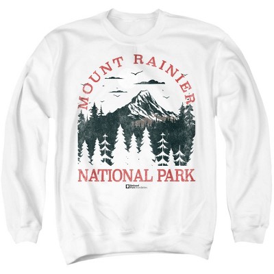 Men's Mount Rainier National Park Vintage Crewneck Sweatshirt