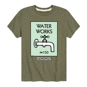 Boys' - Monopoly - Waterworks Short Sleeve Graphic T-Shirt - 1 of 4