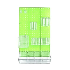 Azar Displays 12-Piece Pegboard Wall Organizer Kit - 1 of 4