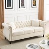 Enhanced Comfort Velvet 3-Seater + 3-Seater Modular Sofa Combination - 2 of 4