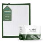 Hand-E Hunter Green Disposable Underpads, Leak proof Incontinence Bed Pads, 17" x 24"