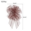 Unique Bargains Christmas Wedding Car Basket Gift Wrapping Big Organza Pull Bow 10 Pcs - 2 of 4