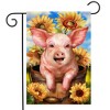 Briarwood Lane Garden Flag 12x18 For Outdoor Happy Piglet Fall For Fall Garden Flag Flags For Outside - 2 of 4