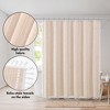 Americanflat 71x71 Woven Linen Shower Curtain with Tassel Accents - Includes 12 Grommets and Hooks - 100% Polyester - 4 of 4