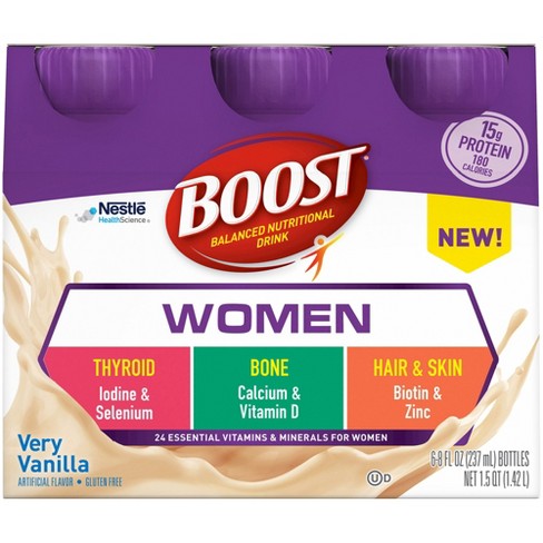 Boost Women Balanced Nutritional Drink 8 oz Bottle - image 1 of 4