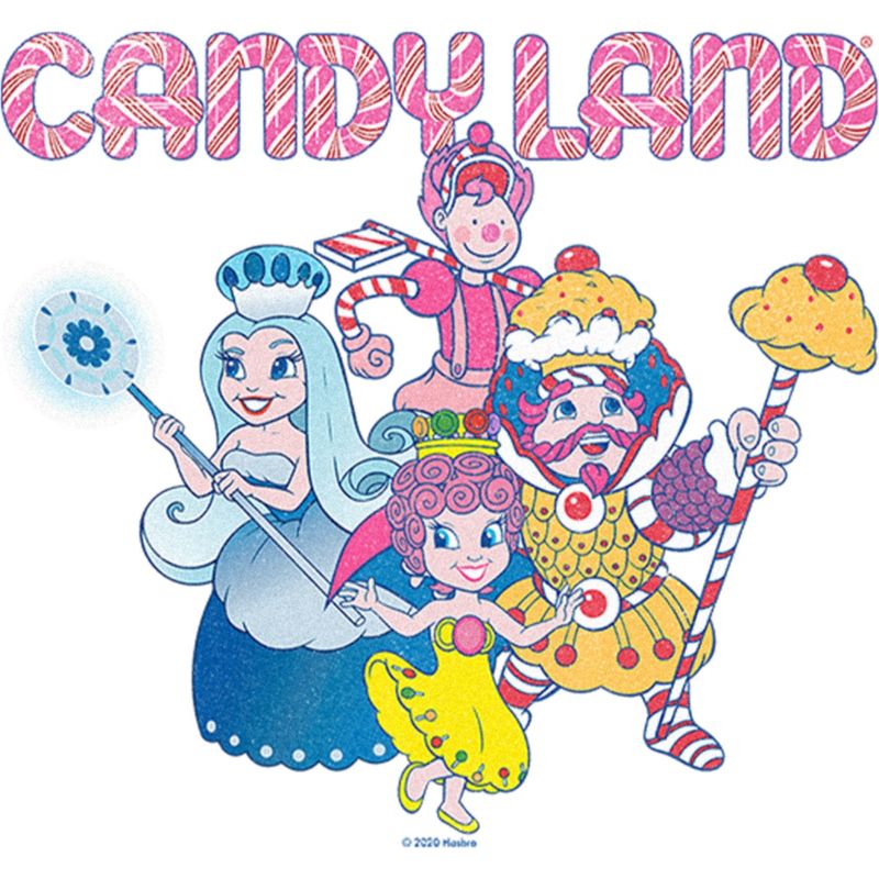 Candyland Characters Logo  T-Shirt - White - 2T, 2 of 4