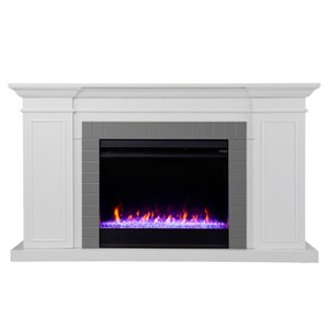 Rylana Bookcase Electric Fireplace - SEI - 1 of 4