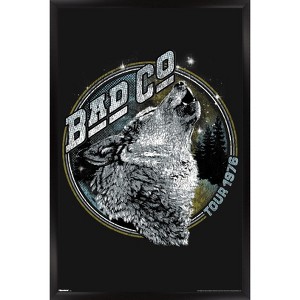 Trends International Bad Company - 1976 Wolf Tour Framed Wall Poster Prints - 1 of 4