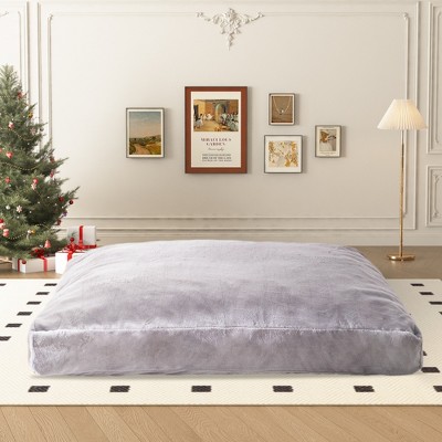 Airsurfer Bean Bag Chair Bed for Adults, Convertible from Lounge Chair to Floor Mattress, Large Sofa Couch with High-Density Foam