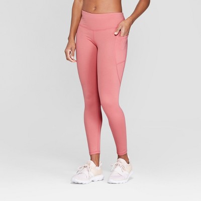 Women's Studio Mid-Rise Leggings - C9 Champion® Pink M – Target