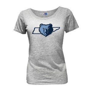 NBA Memphis Grizzlies Women's Short Sleeve Burnout Scoop T-Shirt - 1 of 4