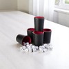 Slickblue Game Night Dice Bundle – 5 Leather Dice Cups & 25 Bullseye Dice for Classic Dice Games - 3 of 3