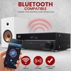 Pyle 5.2 Channel Hi-Fi Home Theater Receiver – Powerful Wireless Bluetooth Surround Sound Amplifier with 4K Ultra HD Support, MP3/USB/DAC, PT865BT - 4 of 4