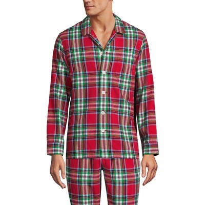 Lands' End Men's Flannel Pajama Shirt