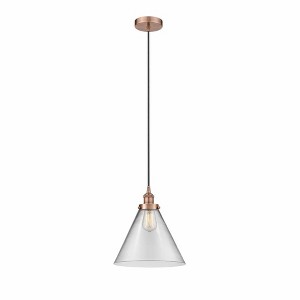 Cone - 1 Light Mini Pendant In Industrial Style-14.75 Inches Tall and 12 Inches Wide - 1 of 1