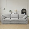 Cloud Sectional Couches for Living Room,100.5" Convertible Love Seat, 3 Seater Modular Sectional Sofa,Deep Seater Furniture Sets - 3 of 4