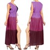 LA LEELA Women's Summer Vacation Holiday Wear Beach Open Front Slouchy Duster Beachwear Cardigans - 3 of 4