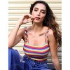 Allegra K Women's Tie Spaghetti Straps Sleeveless Summer Crop Cami Top - 2 of 4