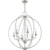 Livex Lighting Arabella 6 - Light Pendant in  Brushed Nickel - 3 of 4