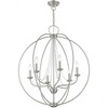 Livex Lighting Arabella 6 - Light Pendant in  Brushed Nickel - image 3 of 4