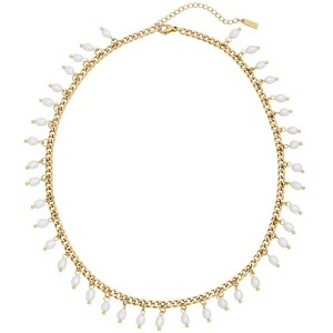 Pompeii3 Vicentina 18k Yellow Gold Plated 16" Fresh Water Pearl Necklace - 1 of 4