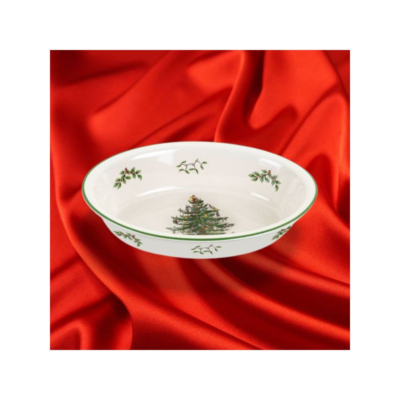 Spode Christmas Tree Oval Rim Dish - 12.5 Inch, 2 of 5
