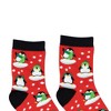 Socksmith 9.0 Inch Fashionable Penguins 4-7 Years Snow Seamless Toe Crew Socks - 3 of 3