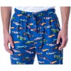 Hot Wheels Adult Men's Allover Die-Cast Cars Loungewear Sleep Pajama Pants Blue - 3 of 4