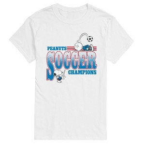 Men's - Peanuts - Soccer Champ Peanuts Short Sleeve Graphic T-Shirt - 1 of 4