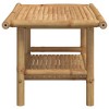 vidaXL Coffee Table 27.6"x15.7"x13.8" Bamboo - 4 of 4