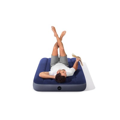 Intex Durabeam 10" Navy Blue Twin Size Raised Air Mattress