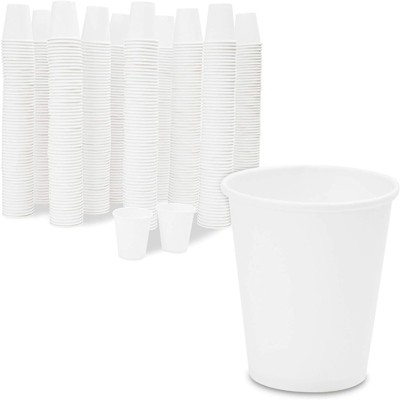 Juvale 600 Pack 3 Oz. Small White Paper Cups, Disposable Bath Cup For ...