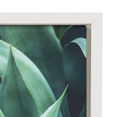 Sylvie Agave II Framed Canvas Wall Art, 23" x 33"