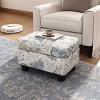 GlasFlength Ottomans and Benches Foot Rest Bedroom Bench Storage Ottoman Bench Upholstered Bench for Living Room, White, 23.25"*17.25"*16" - 3 of 4